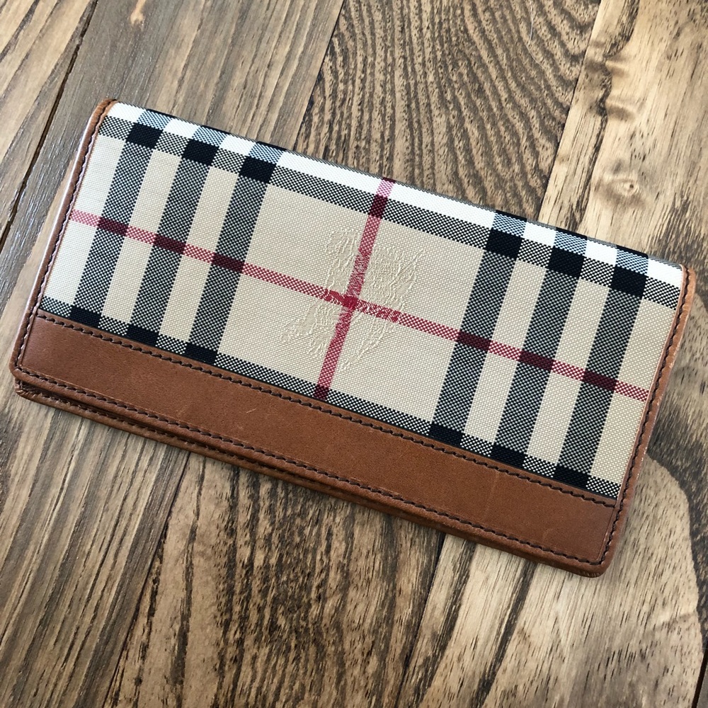 Burberry Check Wallet **Make an Offer**